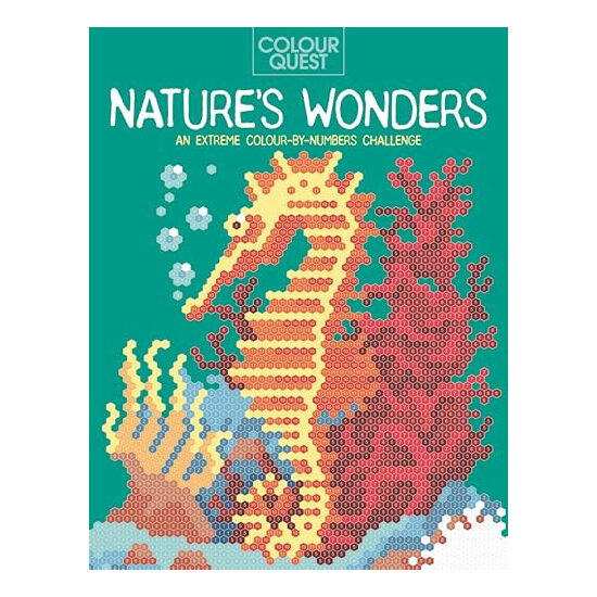Nature's Wonders: An Extreme Colour-by-Numbers Challenge