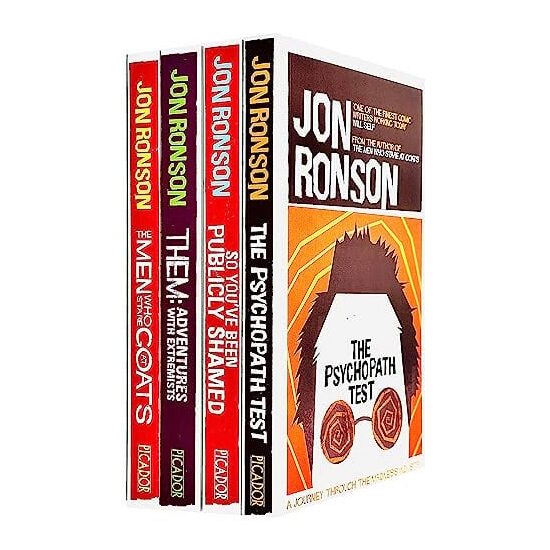 Jon Ronson: 4 Books Collection