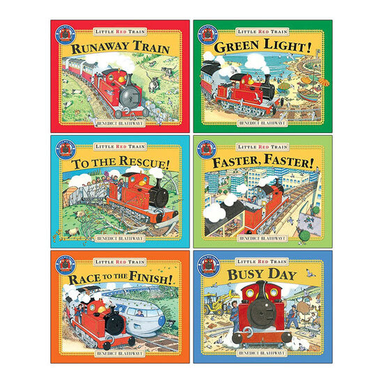 Little Red Train: 6 Books Collection