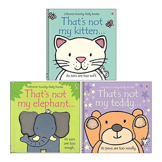 That's Not My…: Kitten, Elephant, Teddy – 3 Books Collection
