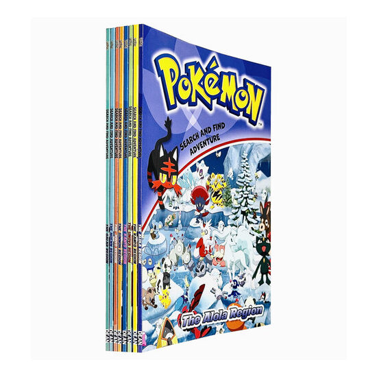 Pokémon Search and Find Adventure: 8 Books Collection