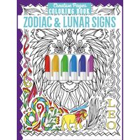 Creative Pages Coloring Book Zodiac & Lunar Signs