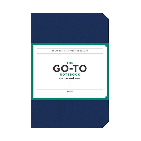 Go-To Notebook with Mohawk Paper, Midnight Blue Blank : (Blank Notebooks, Simple Notebook, Blue Notebook)