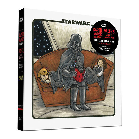Darth Vader & Son / Vader's Little Princess Deluxe Box Set (includes two art prints) (Star Wars) (Star Wars Kids Books, Star Wars Children's Books, Star Wars Gifts for Kids)