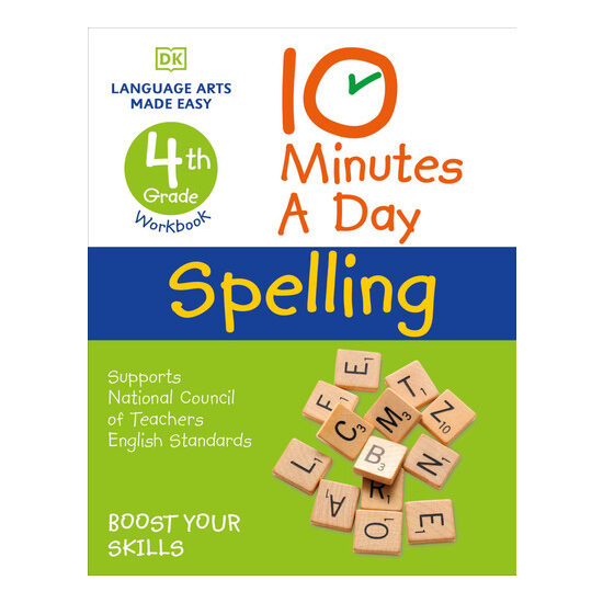 10 Minutes a Day Spelling, 4th Grade Helps develop strong English skills