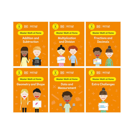 Math - No Problem! Collection of 6 Workbooks, Grade 4 Ages 9-10