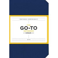 Go-To Notebook with Mohawk Paper, Midnight Blue Dotted : (Dotted Notebooks, Notebooks with Dots, Blue Notebook)
