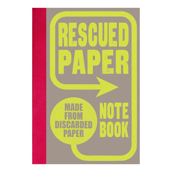 Rescued Paper Notebook, Hardcover (Eco-Friendly Recycled Paper Notebooks, Environmentally Friendly Journal)