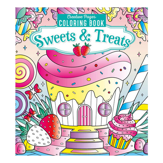 Sweets & Treats Creative Pages Coloring Book
