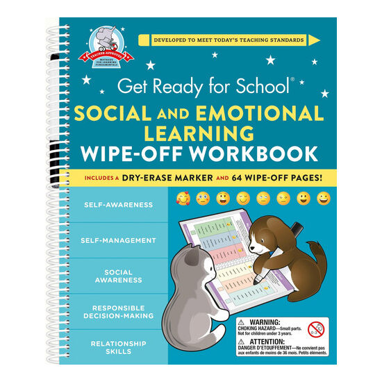 Get ready for school: social and emotional learning wipe-off workbook