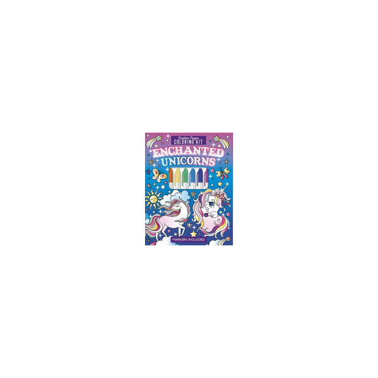 Enchanted Unicorns Creative Pages Coloring Kit