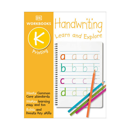 Handwriting: printing. Kindergarten