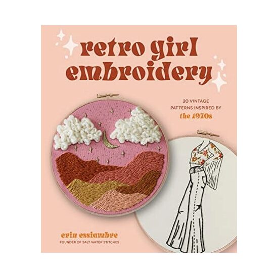 Retro girl embroidery: 20 vintage patterns inspired by the 1970s