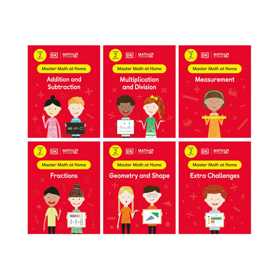 Math - No Problem! Collection of 6 Workbooks, Grade 2 Ages 7-8