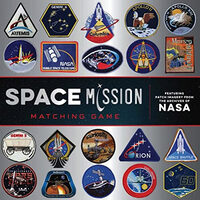 Space Mission Matching Game Featuring Patch Imagery from the Archives of NASA
