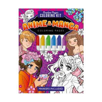 Anime & Manga Creative Pages Coloring Kit