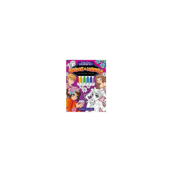 Anime & Manga Creative Pages Coloring Kit
