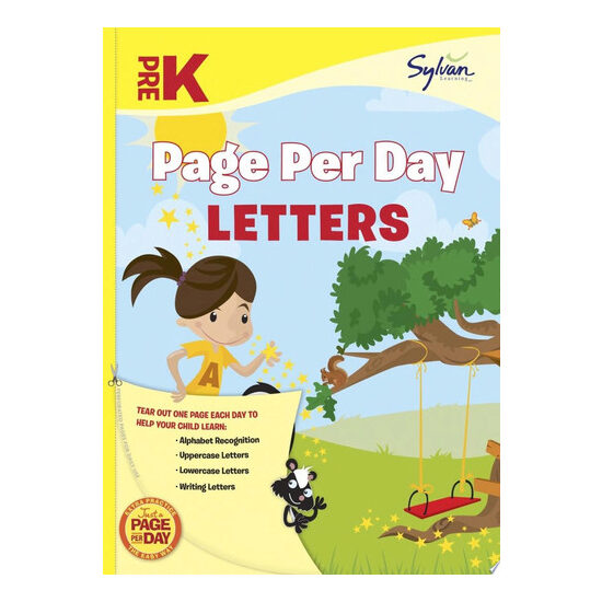 Pre-K Page Per Day: Letters Alphabet Recognition, Uppercase Letters, Lowercase Letters, Writing Letters