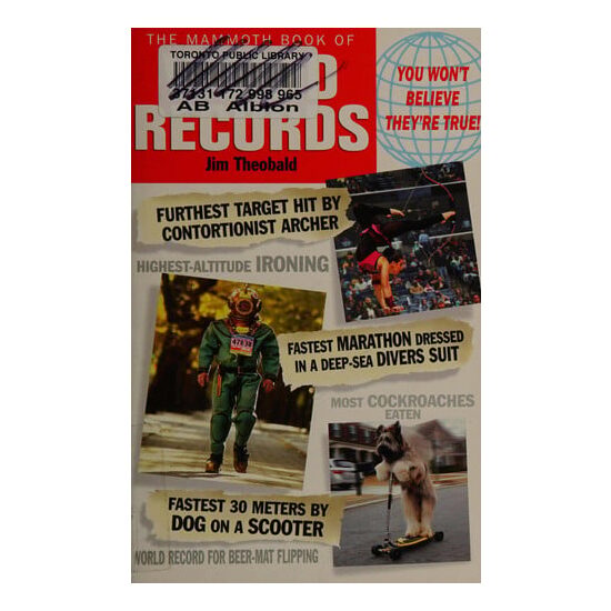 The mammoth book of weird records
