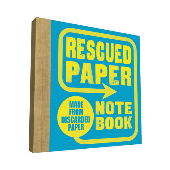 Rescued Paper Notebook, Small (Eco-Friendly Recycled Paper Notebooks, Environmentally Friendly Journal)
