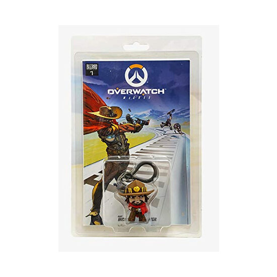 Overwatch Mccree Comic Book and Backpack Hanger
