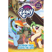 Rainbow Dash rights the ship