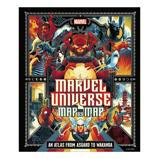 Marvel universe map by map
