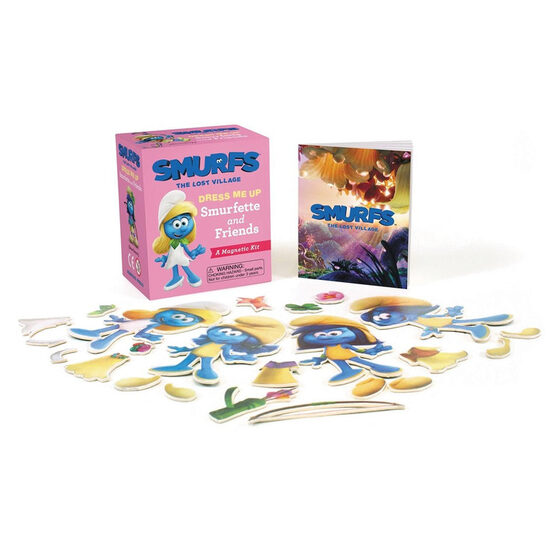 Smurfs The Lost Village: Dress Me Up Smurfette and Friends A Magnetic Kit
