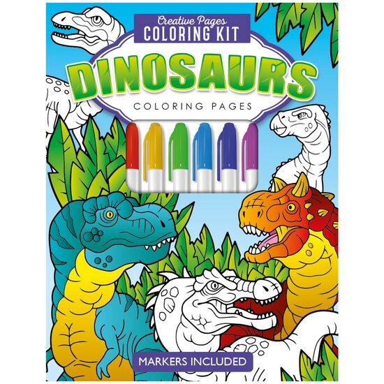 Dinosaurs Creative Pages Coloring Kit