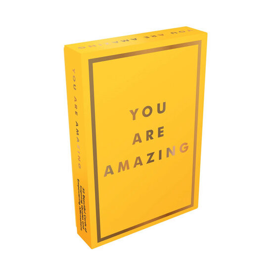You Are Amazing: 52 Cards of Inspiring Quotes and Statements to Encourage Self-Confidence