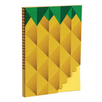 Pineapple Journal (Pineapple Notepad, Gridded Pages Journal)