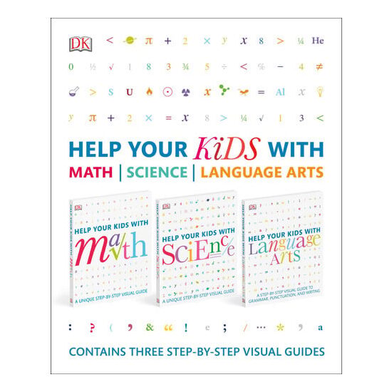 Help Your Kids with Math, Science, and Language Arts Box Set Contains Three Step-By-Step Visual Guides