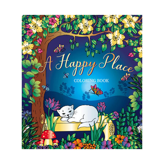 HAPPY PLACE COLORING BOOK