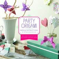 Party Origami Paper and Instructions for 14 Party Decorations