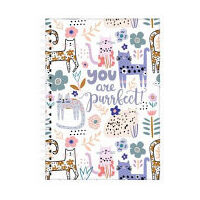 Kitty Garden Spiral Journal