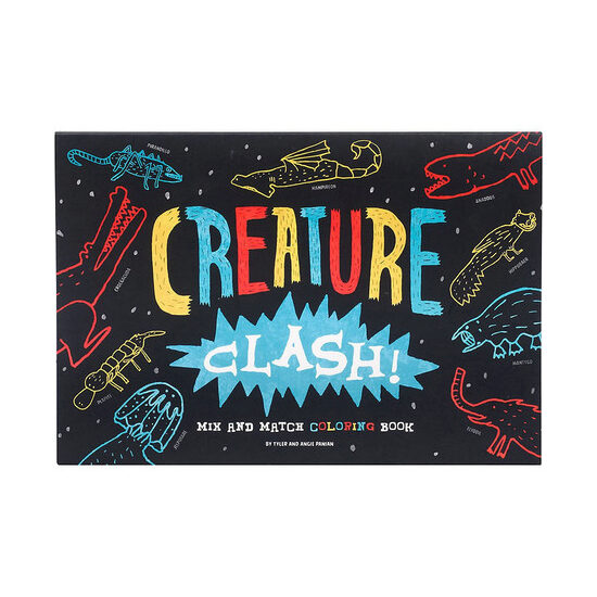 Creature Clash! Mix and Match Coloring Book