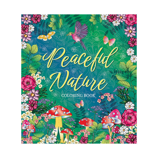 PEACEFUL NATURE COLORING BOOK