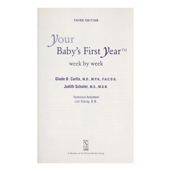 Your baby's first year week by week