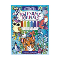 Awesome Animals Creative Pages Coloring Kit