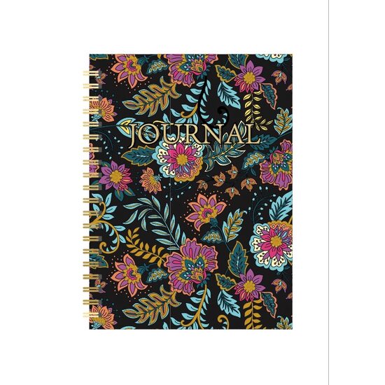 Pink & Teal Flowers Abstract