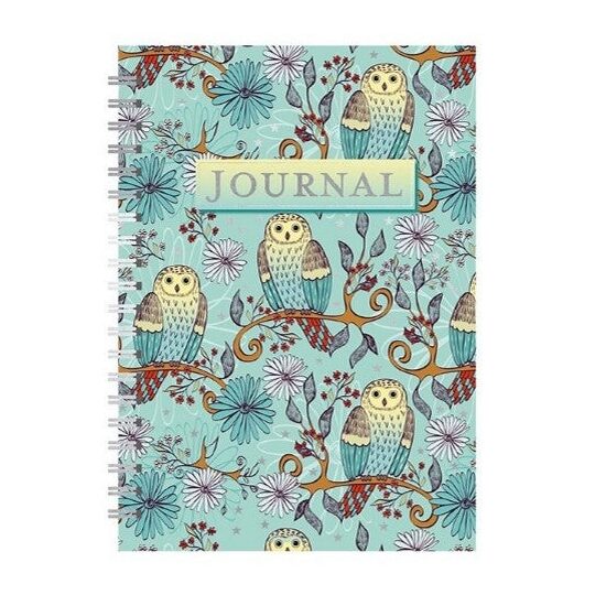 Owls in Teal