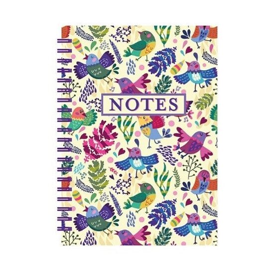 Notes Colorful Birds