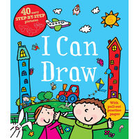 I Can Draw With 40 Easy Step-by-step Pictures