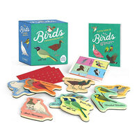 Birds: a Wooden Magnet Set