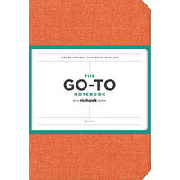Go-To Notebook with Mohawk Paper, Persimmon Orange Blank : (Blank Notebooks, Simple Notebooks, Orange Notebooks)