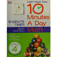 10 Minutes a Day: Math, Fourth Grade Supports National Council of Teachers Math Standards