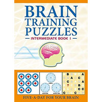 Brain Training Puzzles: Intermediate Book 1