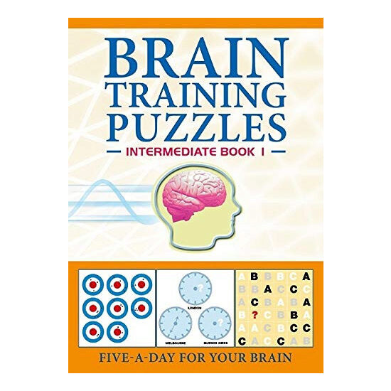 Brain Training Puzzles: Intermediate Book 1