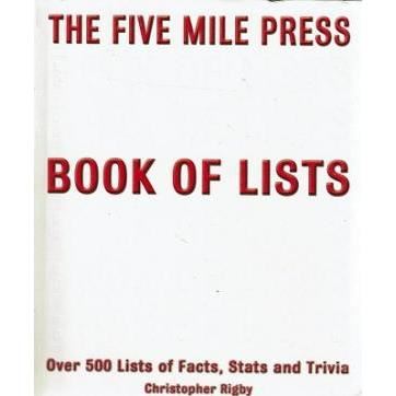 THE BOOK OF LISTS - Imagine 1