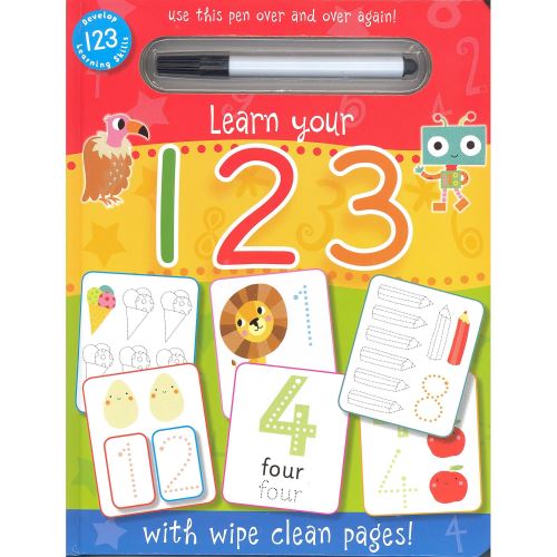 Wipe Clean: 123